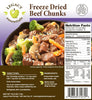 100% USDA Freeze Dried Beef Dices 