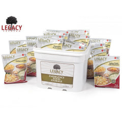 120 Serving Breakfast, Lunch, and Dinner Bucket